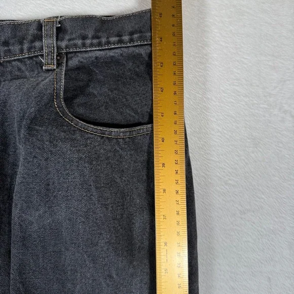 Timberland Mens Jeans Dark Wash Denim Straight Leg Size 36x32 - Picture 3 of 11